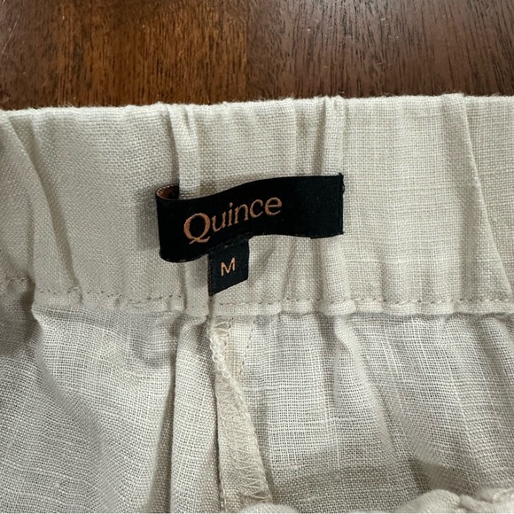 Bundle! 2 Pairs! Quince Pants 100% European Linen Tapered Ankle Sz Med Summer - Picture 4 of 13